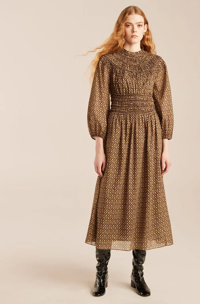 Ruched Neck Dress sold by Rebecca Taylor