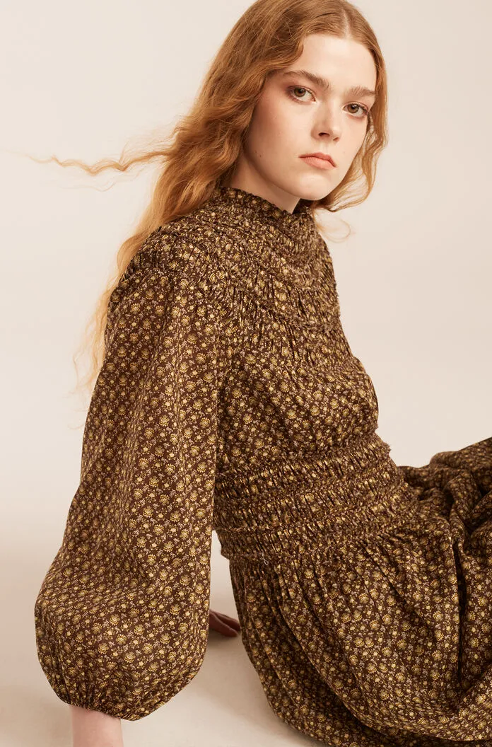 Ruched Neck Dress sold by Rebecca Taylor product image thumbnail 2