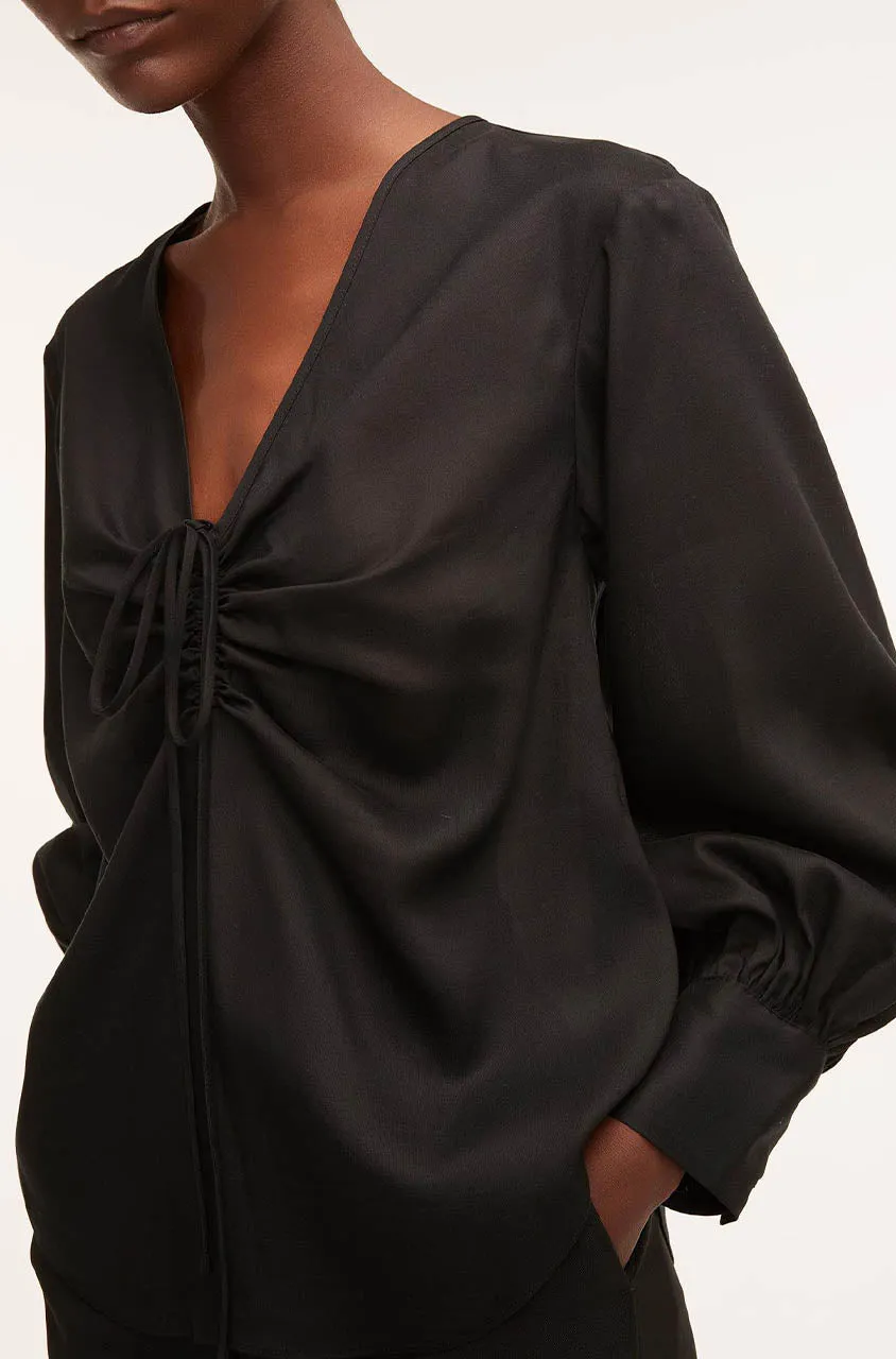 Drawstring Long Sleeve Blouse sold by Rebecca Taylor product image thumbnail 4