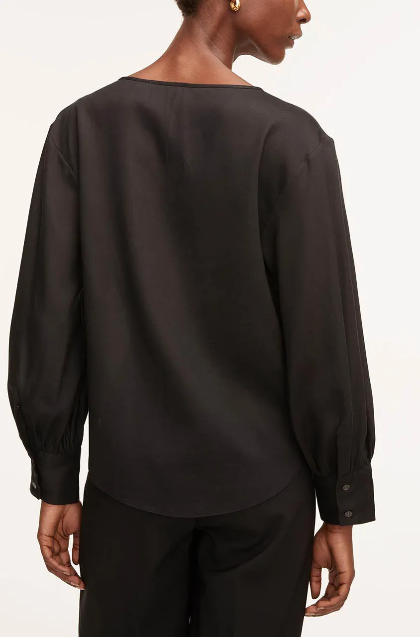 Drawstring Long Sleeve Blouse sold by Rebecca Taylor product image thumbnail 2