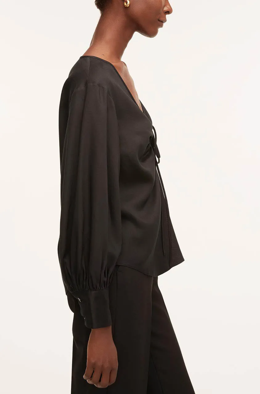 Drawstring Long Sleeve Blouse sold by Rebecca Taylor product image thumbnail 3