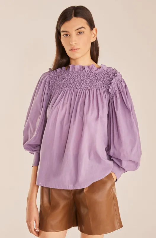 Textured Smock Blouse sold by Rebecca Taylor