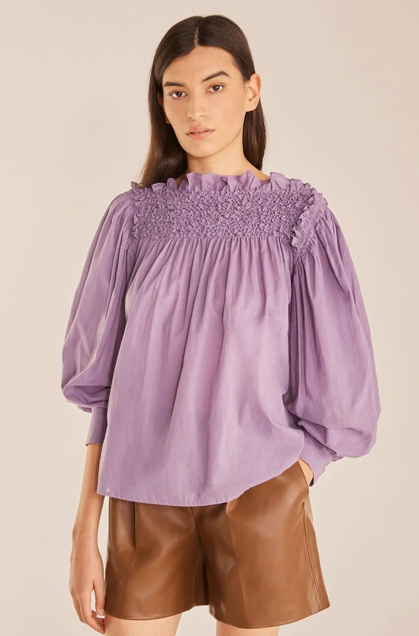 Textured Smock Blouse sold by Rebecca Taylor