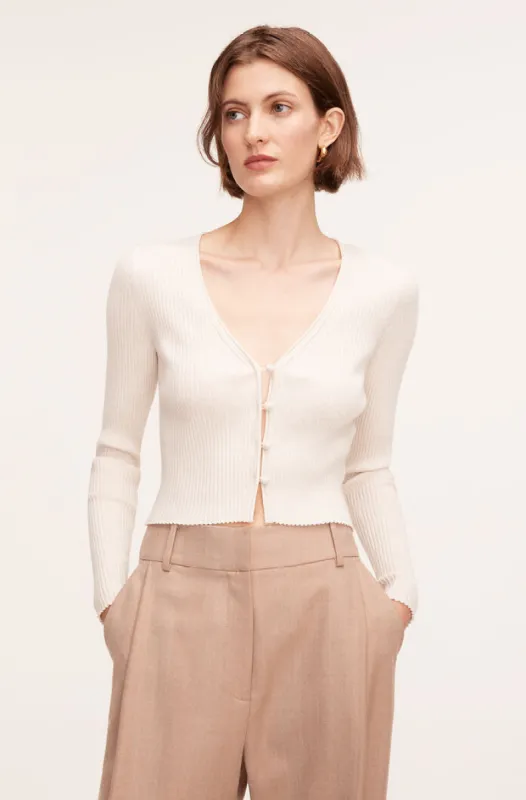 Rib Merino Cropped Cardigan sold by Rebecca Taylor