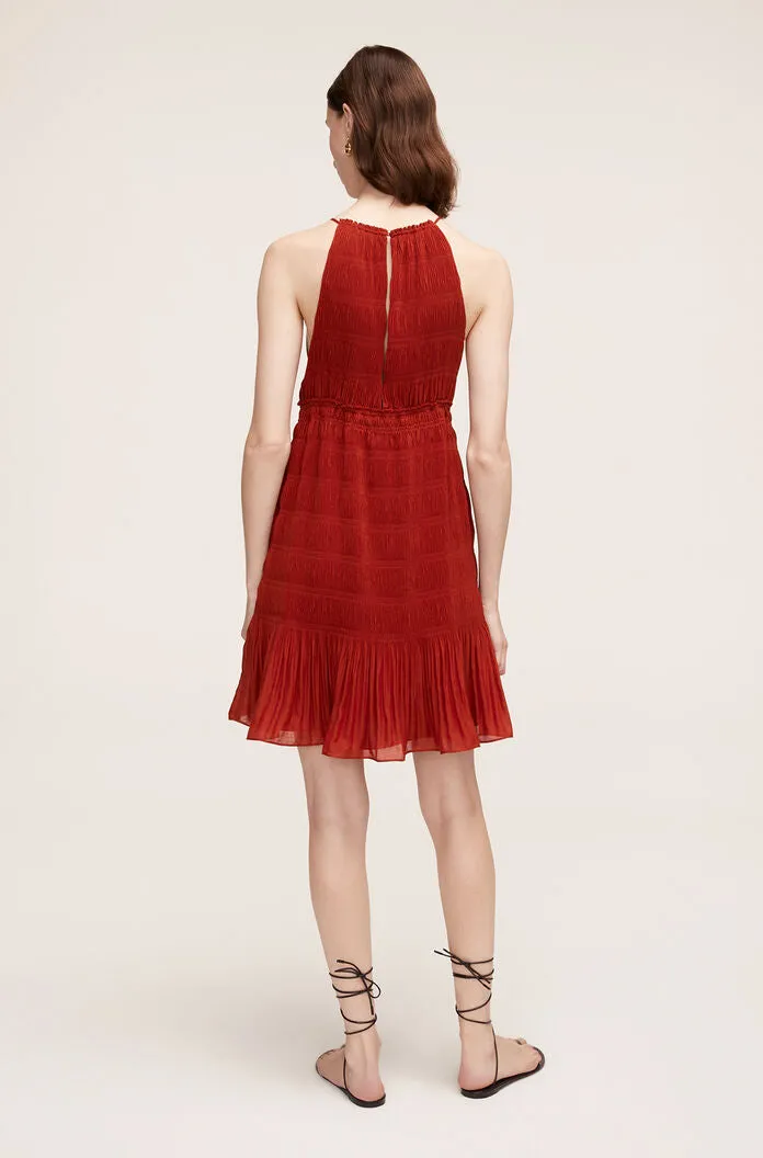 Pleated Voile Short Dress sold by Rebecca Taylor product image thumbnail 2