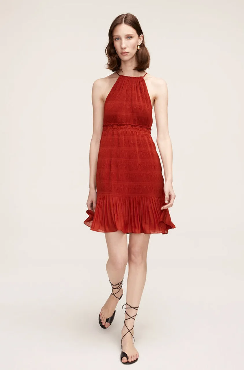 Pleated Voile Short Dress sold by Rebecca Taylor product image thumbnail 4