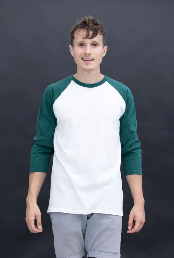 Raglan 3/4 Sleeve Tee RA-14MJ sold by rebels product image thumbnail 2