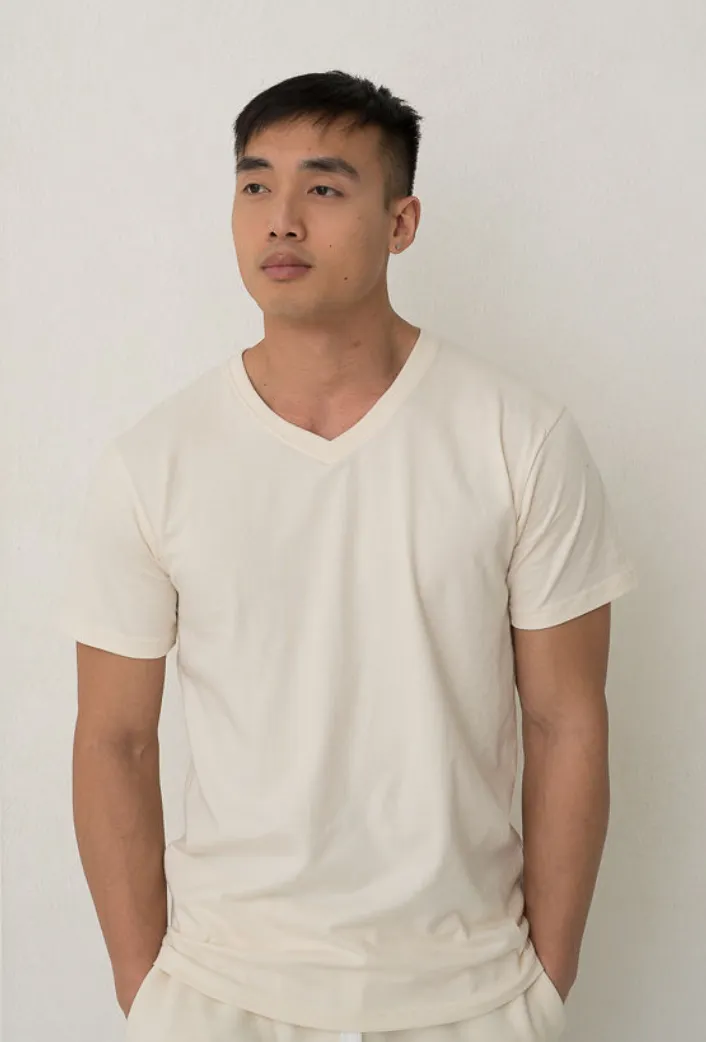 Men's V-Neck T-Shirt RA-16MJ sold by rebels