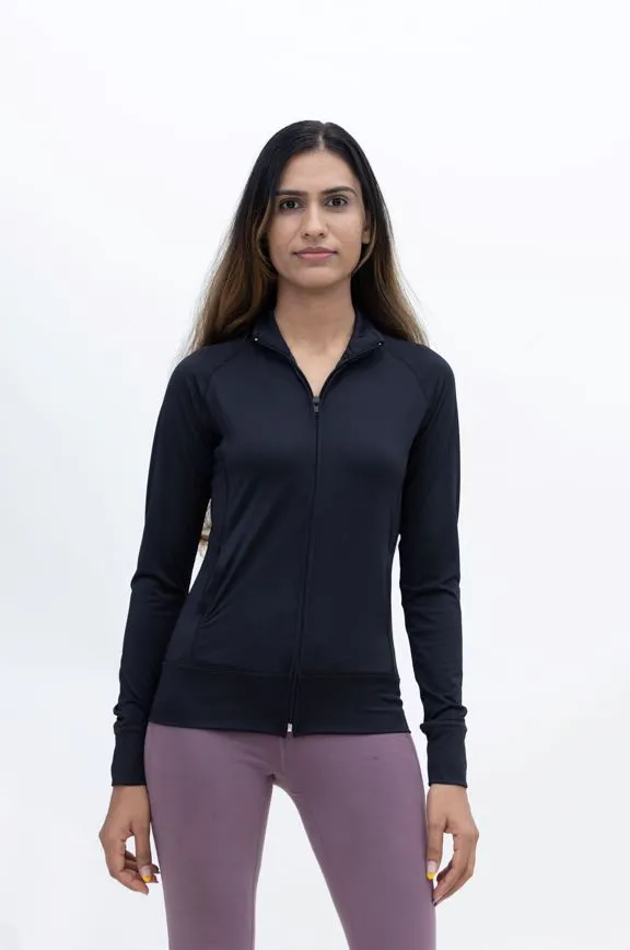 Fitted Full-zip Raglan Yoga Jacket 101PS sold by rebels product image thumbnail 2
