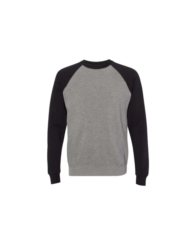 Unisex Raglan 2-tone colour crewneck 411F sold by rebels