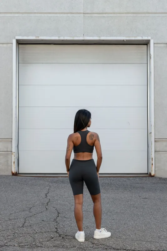 Racer Back Sports Bra made by rebels