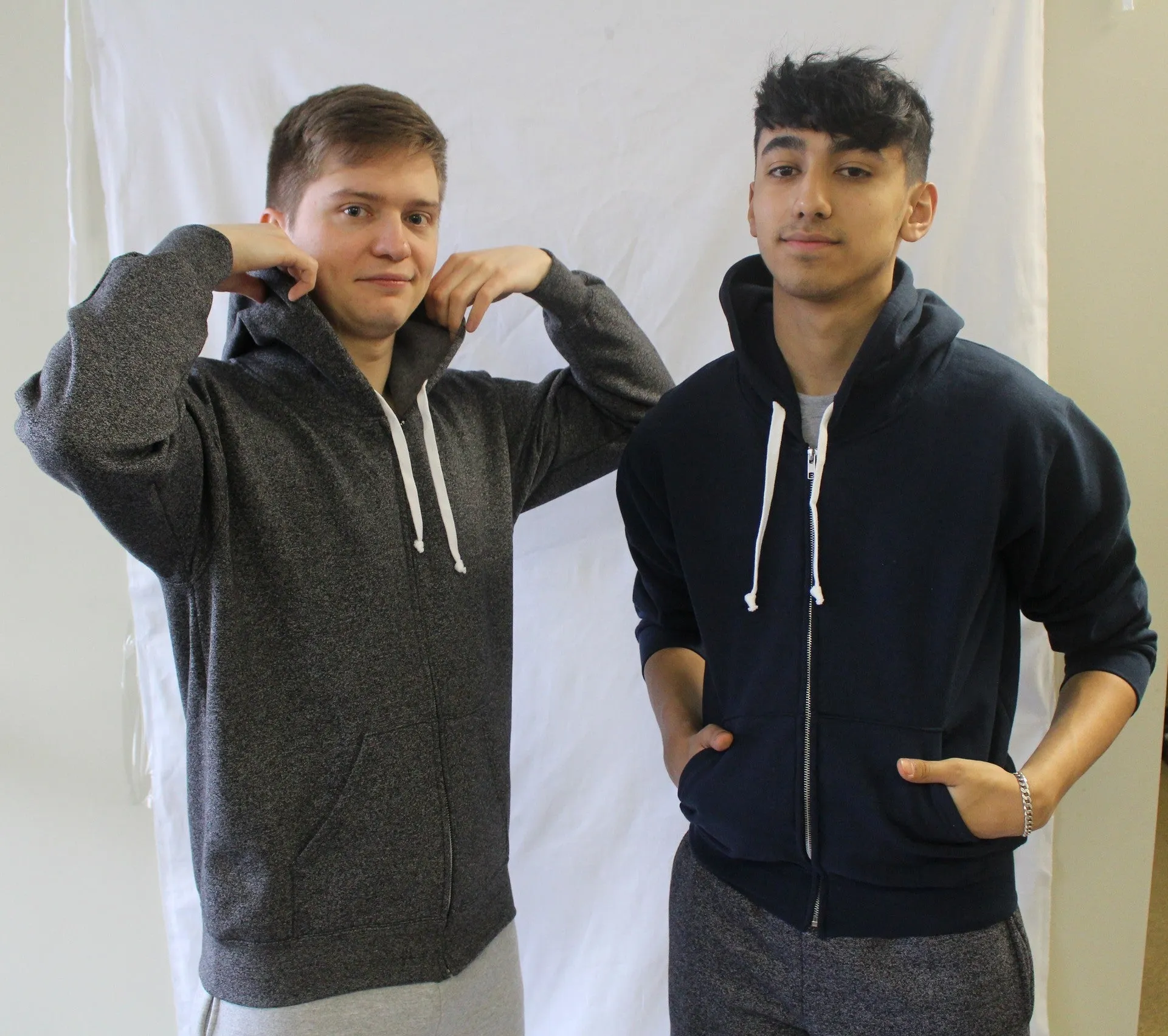 Unisex Metal Full Zip Hoodie sold by rebels product image thumbnail 2