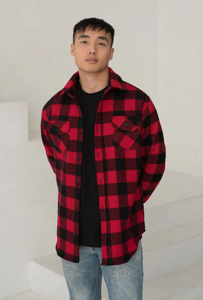 Unisex Buffalo Plaid Shirt with Pocket sold by rebels