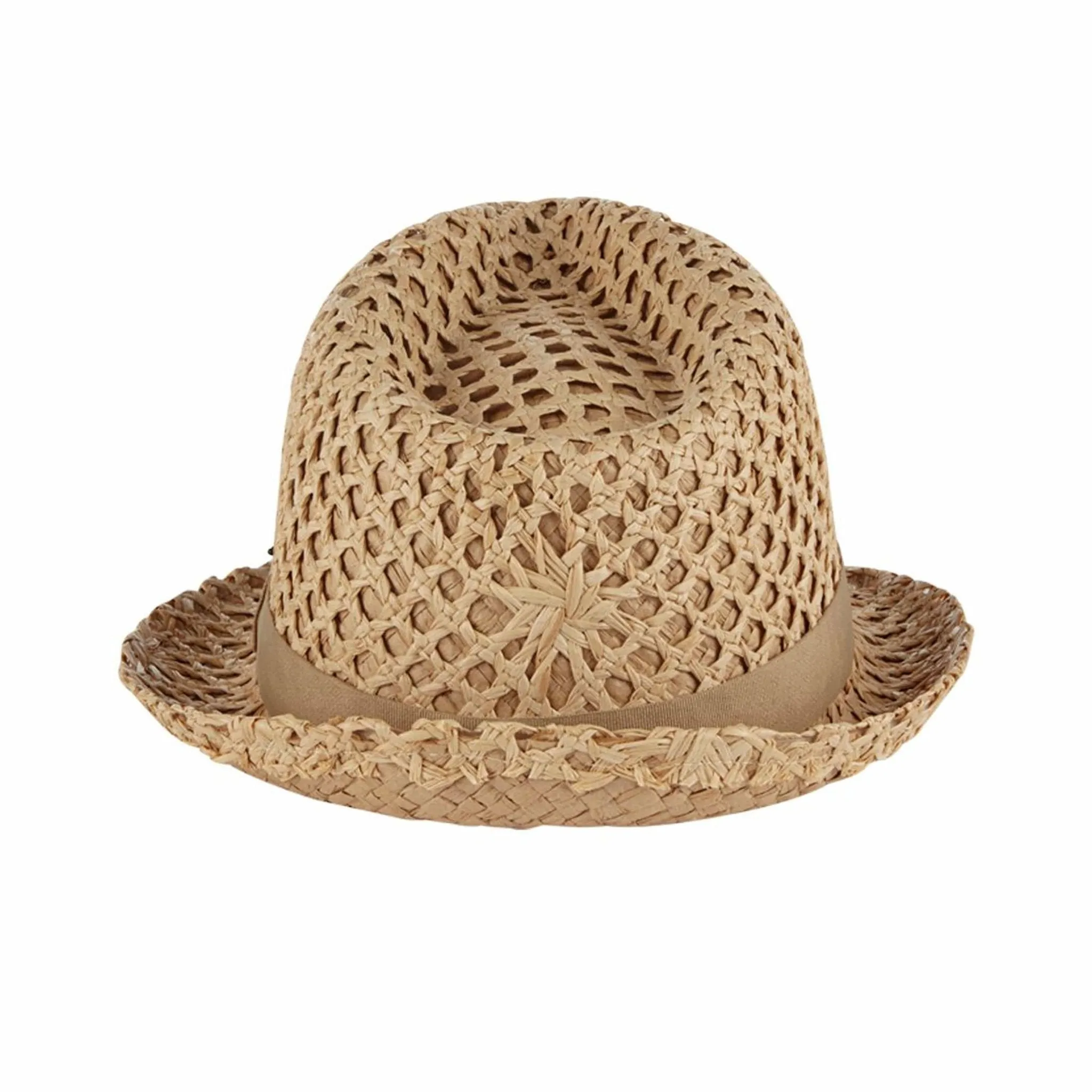 Woven Star Straw Fedora sold by Red Carter product image thumbnail 2