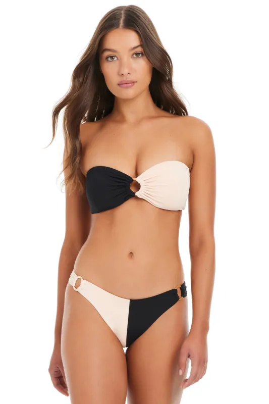 Women's Colorblock Bandeau Bikini Top sold by Red Carter