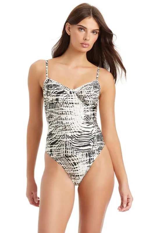 Red Carter Serengeti Underwire One Piece Swimsuit sold by Red Carter