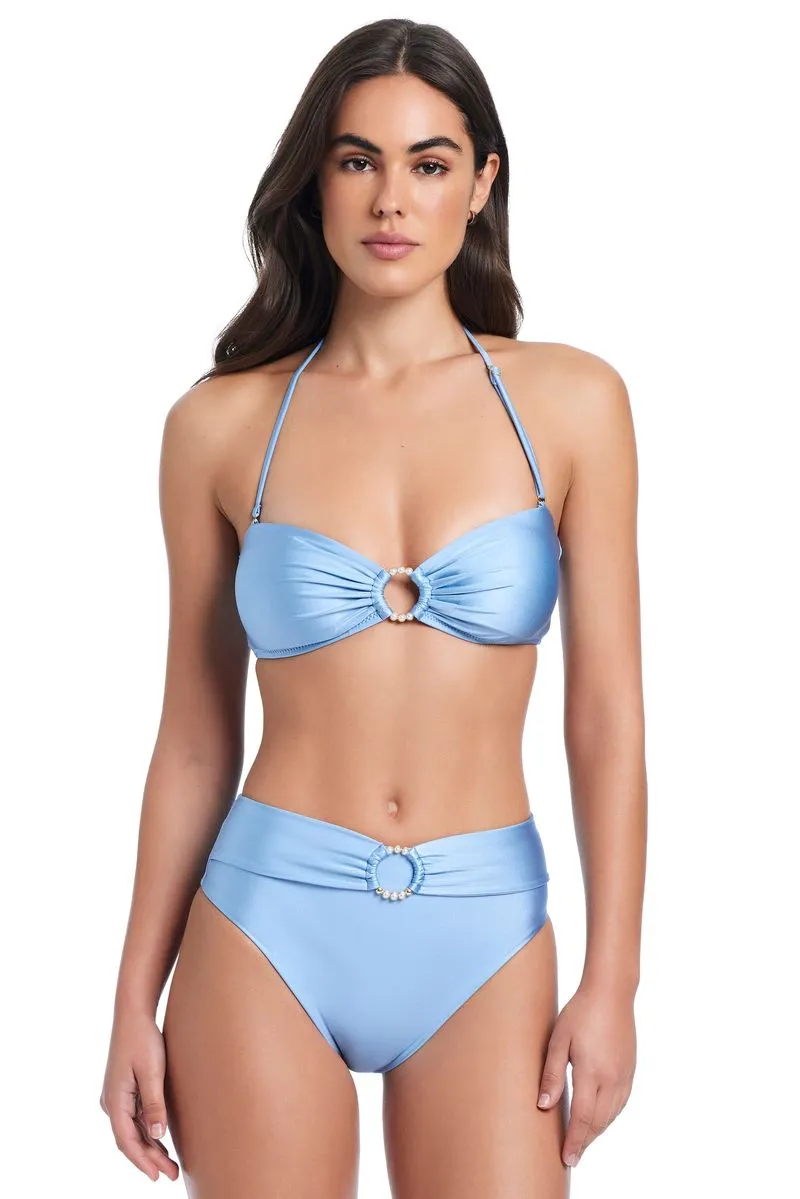 The Pearls Of Wisdom O-Ring Bandeau Bikini Top sold by Red Carter product image thumbnail 3