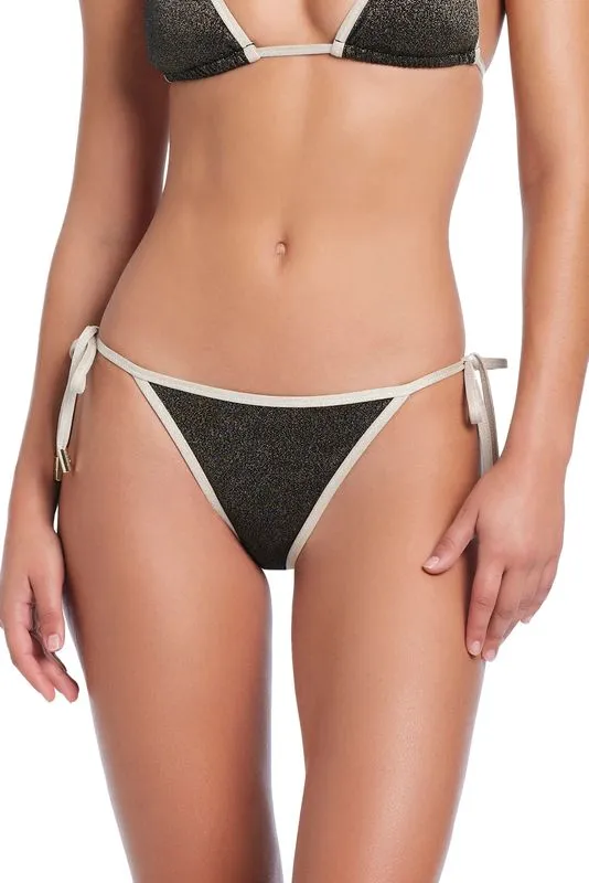 Glitz And Glamour Tie Side Bikini Bottom made by Red Carter