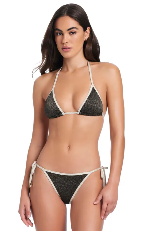 Glitz And Glamour Classic Triangle Bikini Top made by Red Carter
