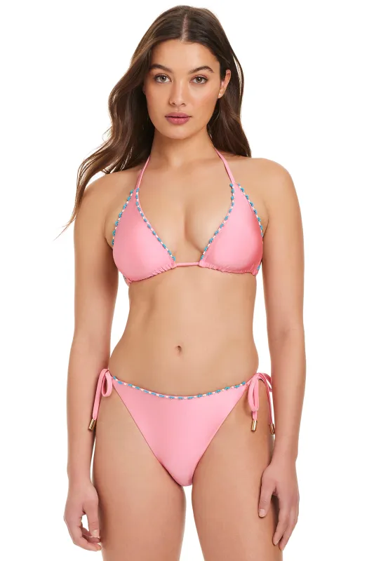 Daisy Chain Classic Bikini Triangle Top made by Red Carter