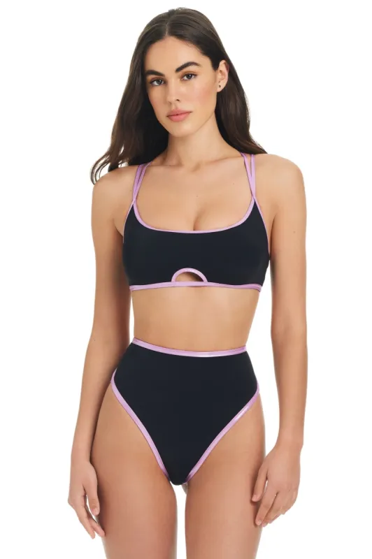 Women's Center Stage Cutout Bikini Top sold by Red Carter