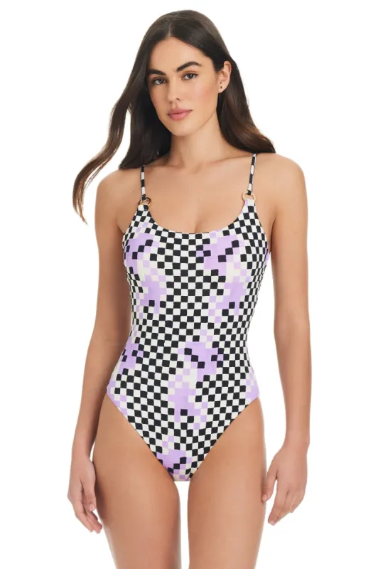 Women's Check Me Out One Piece Swimsuit sold by Red Carter
