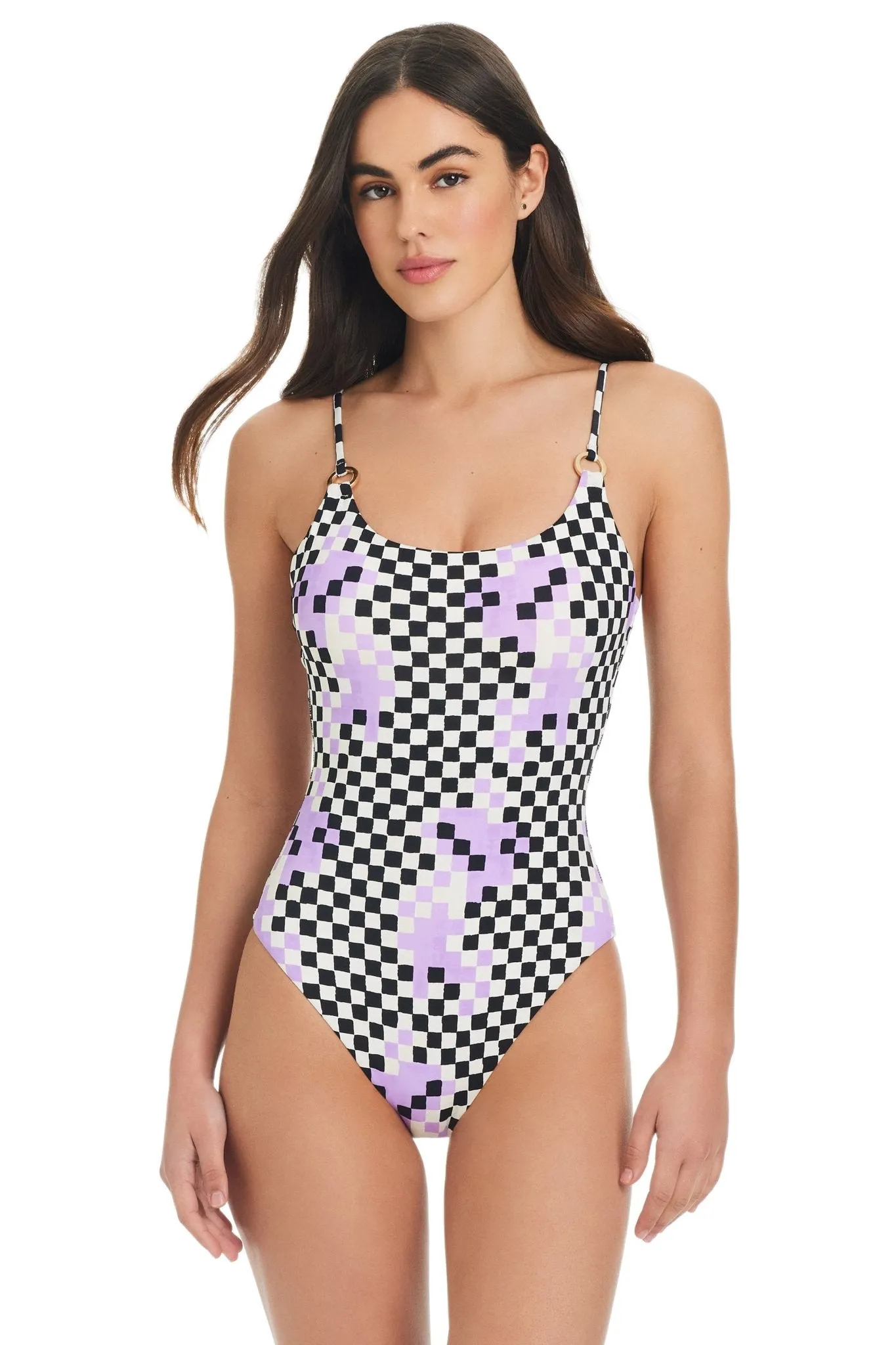 Women's Check Me Out One Piece Swimsuit sold by Red Carter