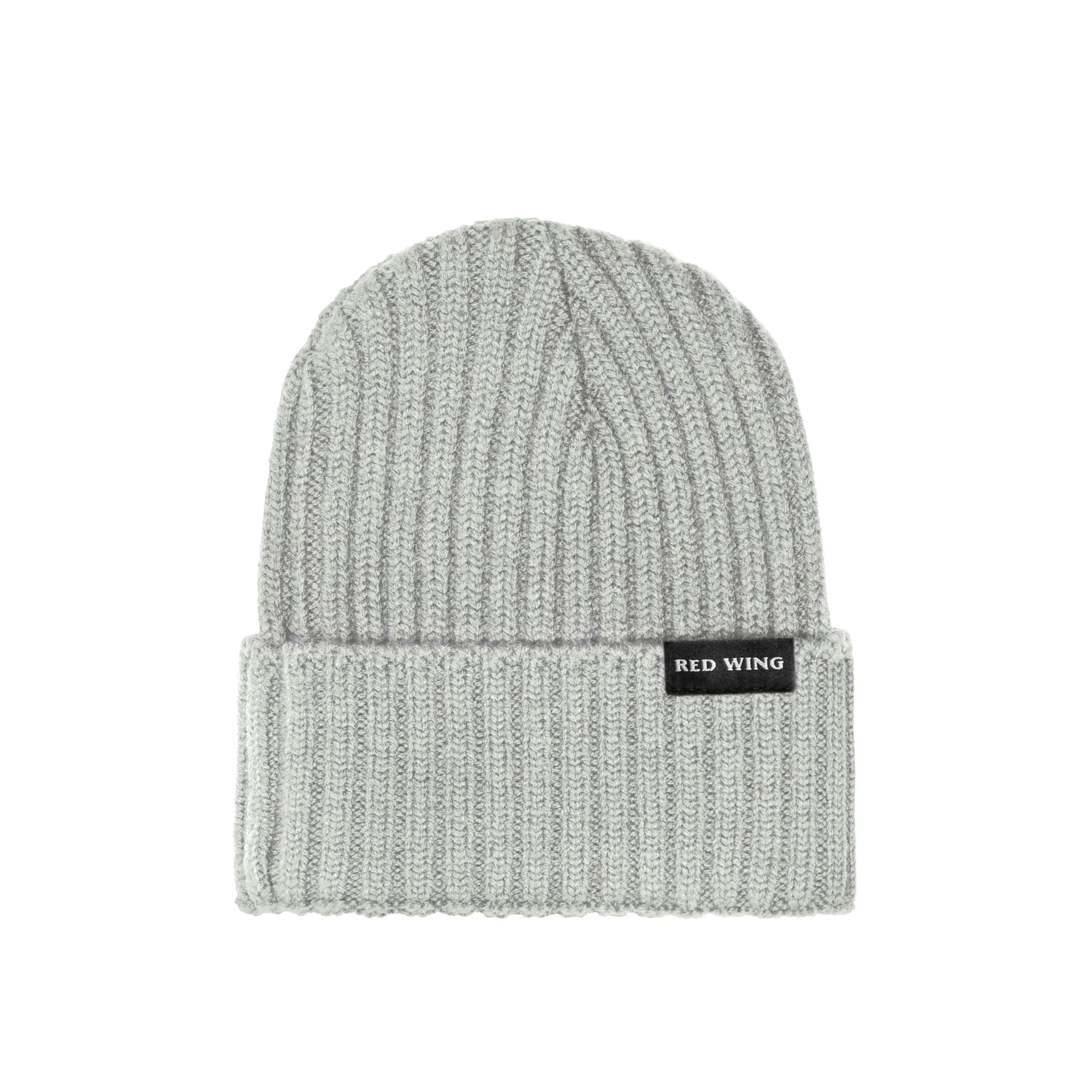 Shaniko Wool Knit Rib Beanie in Heather Grey 97482 sold by Red Wing Shoes
