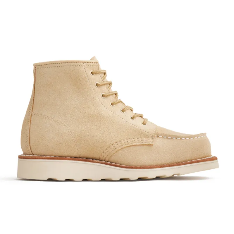 6-Inch Moc Toe Women's Boots 3328 - Cream Abilene Leather sold by Red Wing Shoes