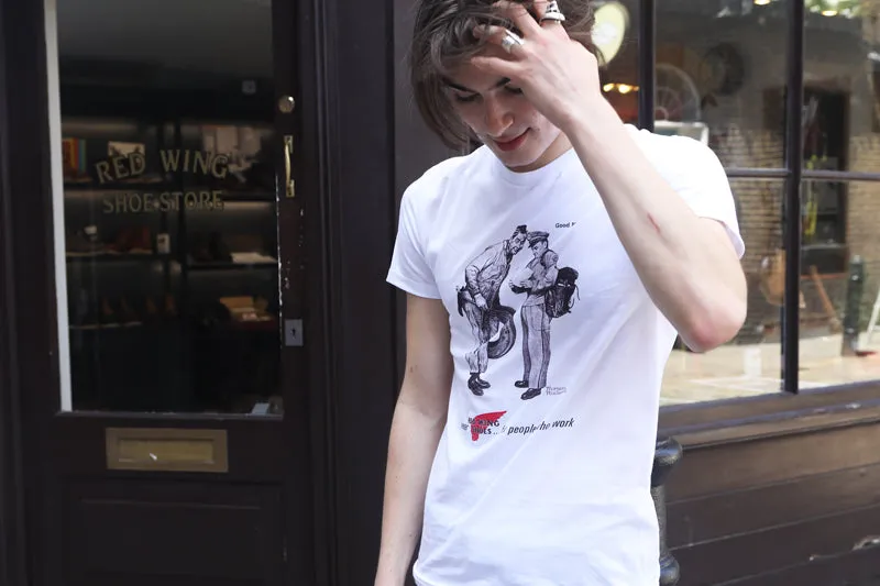 Red Wing T-Shirt Normal Rockwell illustration from 1966 sold by Red Wing Shoes product image thumbnail 2