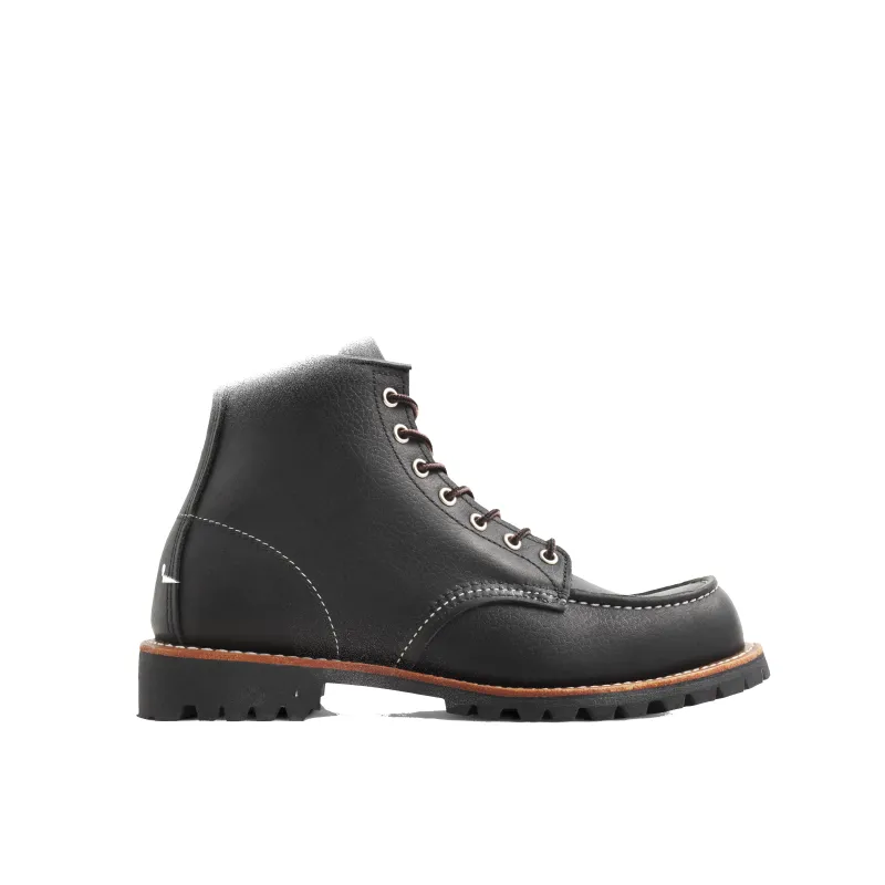 Red Wing Roughneck Moc Toe Work Boots 2949 - Black Oil Slick sold by Red Wing Shoes