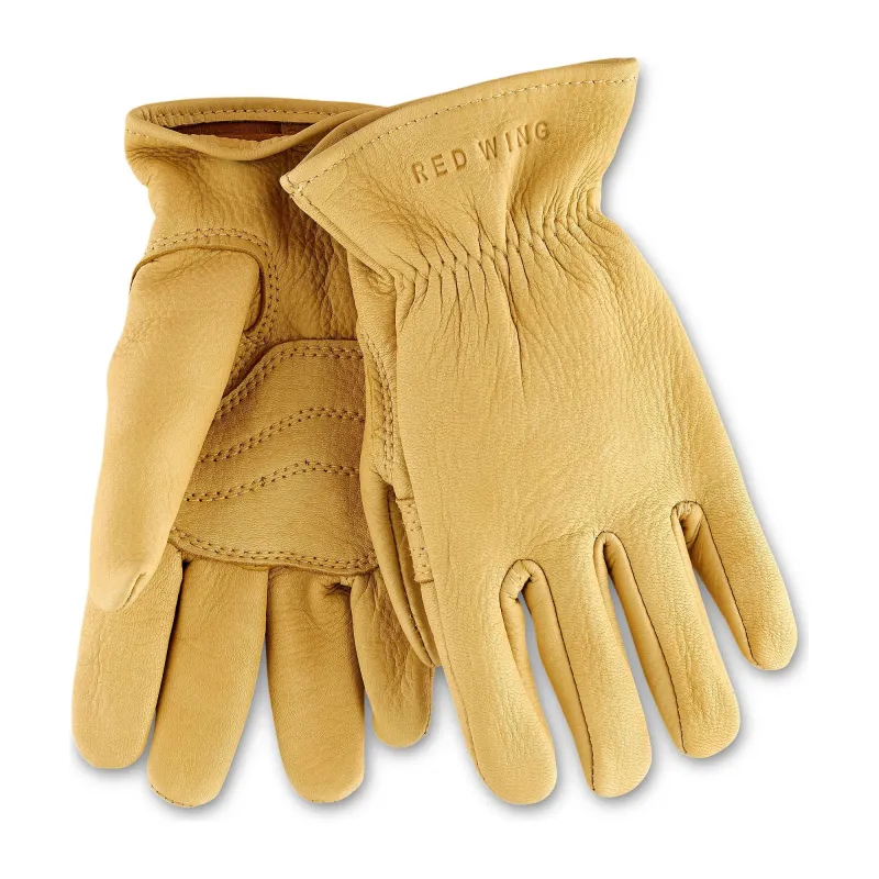 Yellow Buckskin Leather Unlined Glove 95233 sold by Red Wing Shoes