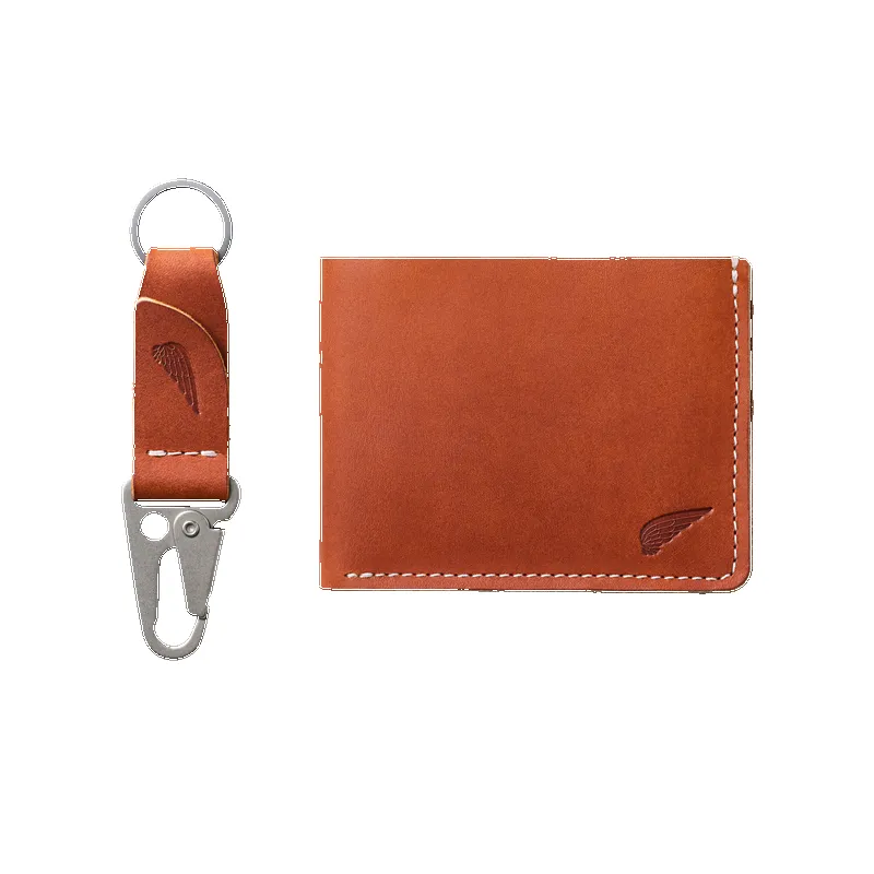 Red Wing Cardholder Wallet Key Chain Giftbox - Oro Legacy 95086 made by Red Wing Shoes