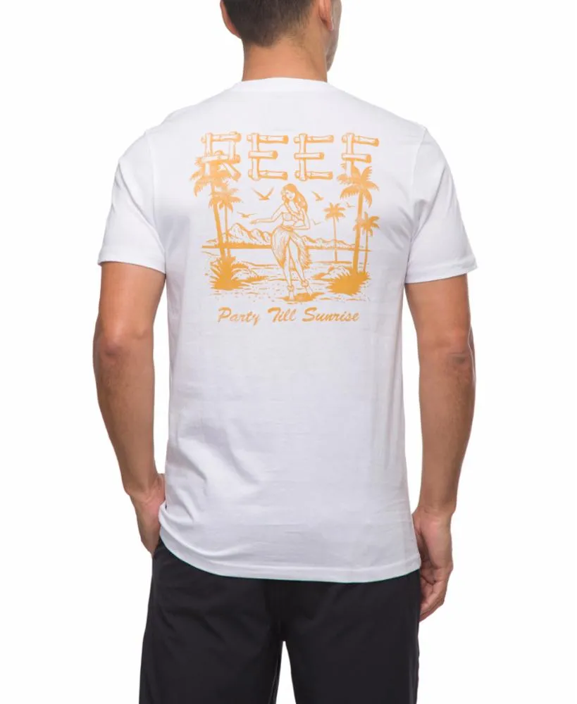 Reef Apparel Men ISLAND GIRL GRAPHIC TEE BRIGHT WHITE sold by Reef product image thumbnail 2