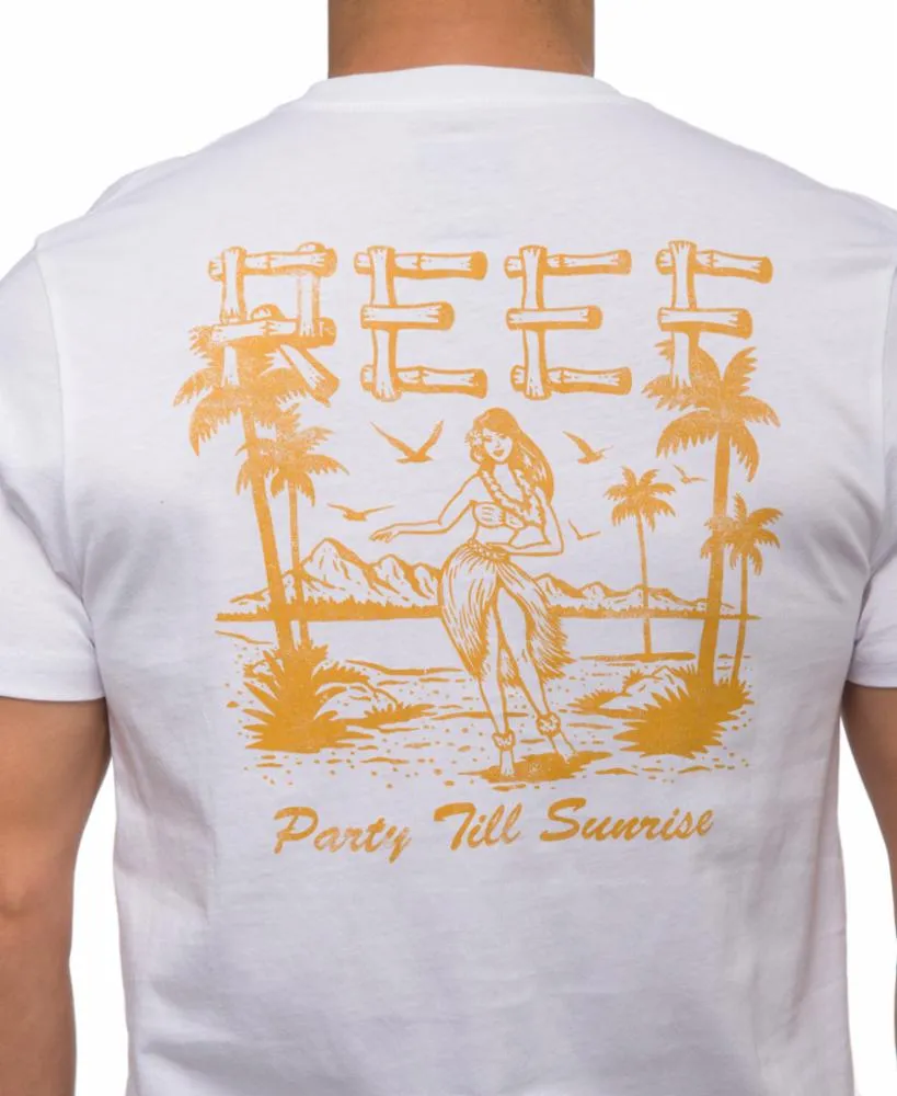 Reef Apparel Men ISLAND GIRL GRAPHIC TEE BRIGHT WHITE sold by Reef product image thumbnail 4