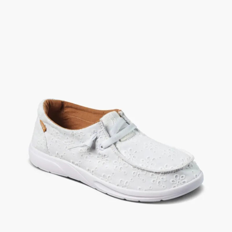 Reef Women REEF CUSHION COAST WHITE EYELET sold by Reef