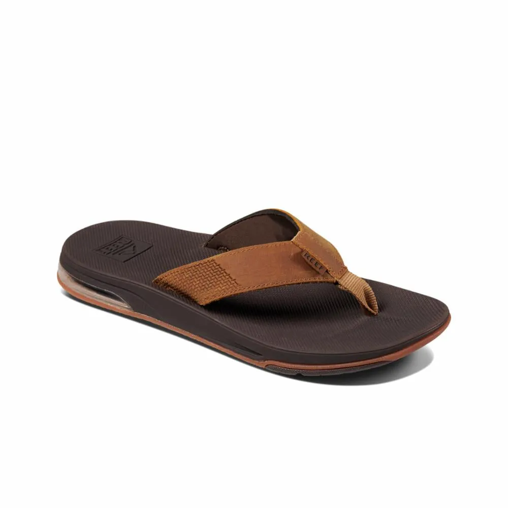 Reef Men LEATHER FANNING LOW BROWN sold by Reef