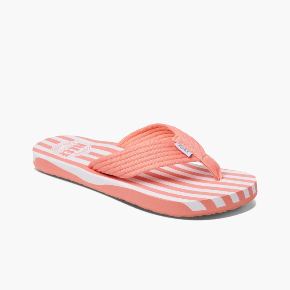Reef Women ORIGINAL STRIPE CORAL/WHITE sold by Reef