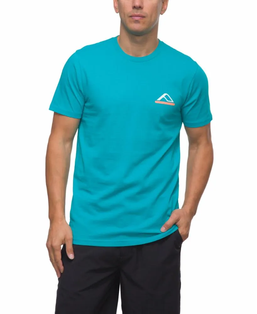 Reef Apparel Men TROPISKULL TEE GRAPHIC TEE TILE BLUE sold by Reef
