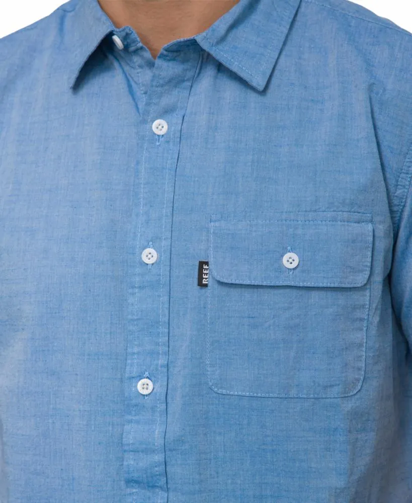 Reef Apparel Men WINFRED SS WOVEN OLYMPIAN BLUE sold by Reef product image thumbnail 3