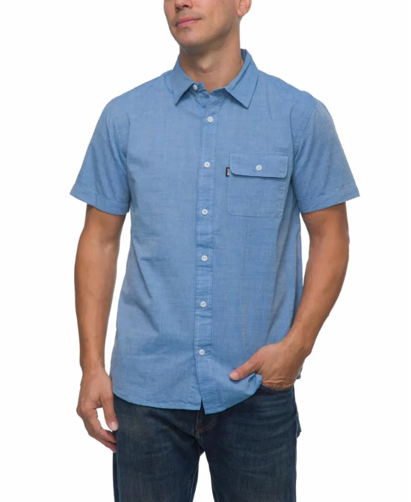 Reef Apparel Men WINFRED SS WOVEN OLYMPIAN BLUE sold by Reef