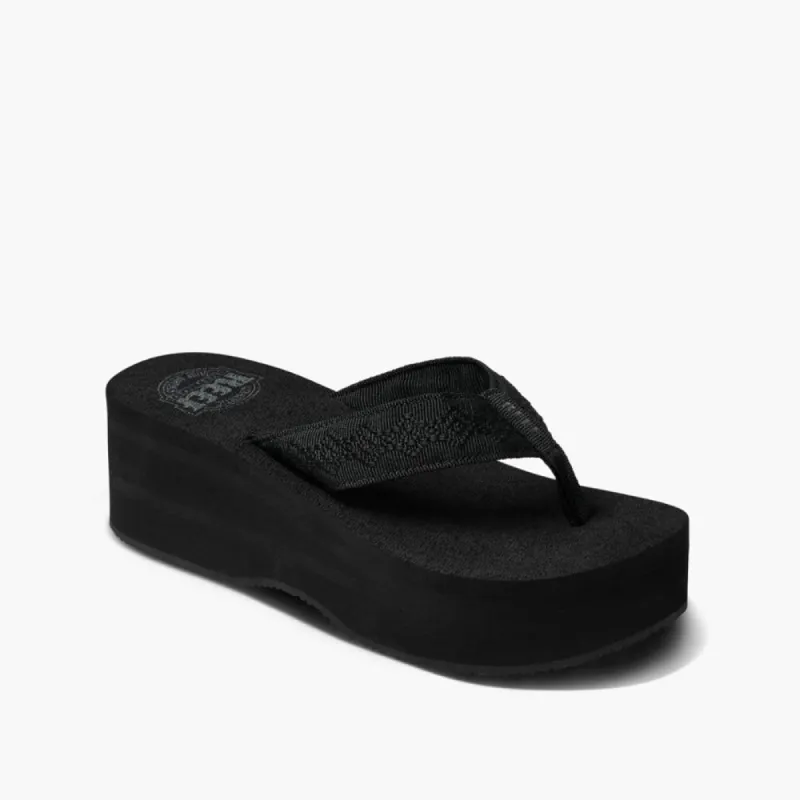 Reef Women SANDY HI BLACK sold by Reef