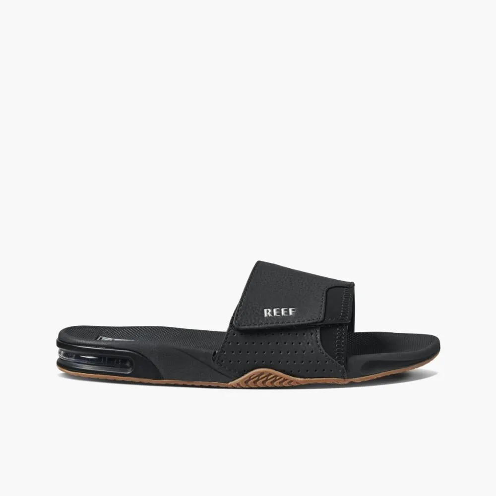Reef Men FANNING SLIDE BLACK/SILVER sold by Reef product image thumbnail 2