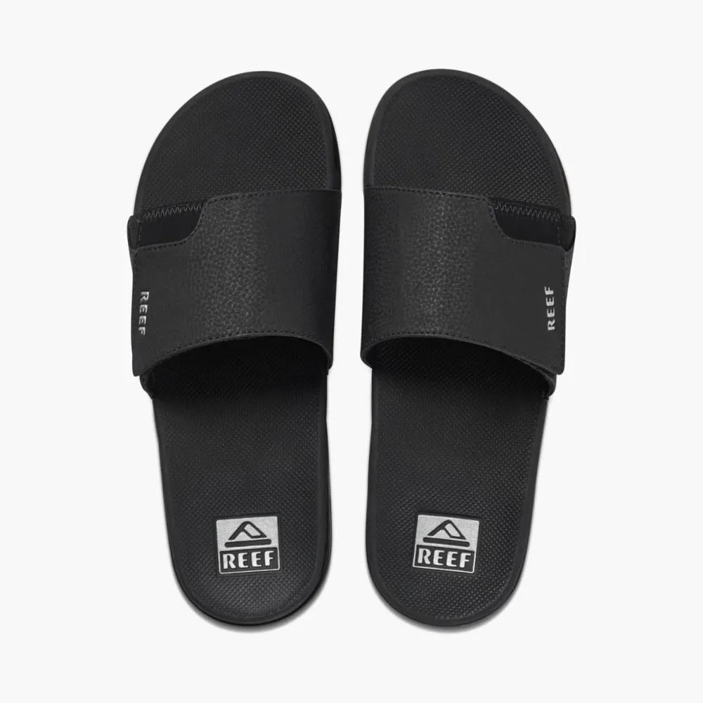 Reef Men FANNING SLIDE BLACK/SILVER sold by Reef product image thumbnail 3