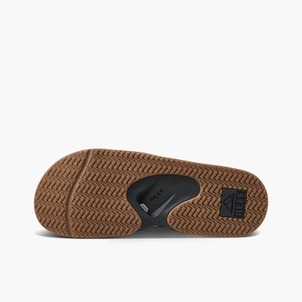 Reef Men FANNING SLIDE BLACK/SILVER sold by Reef product image thumbnail 4