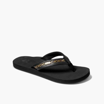 Reef Women BEACHBREAK FLIP BLACK sold by Reef