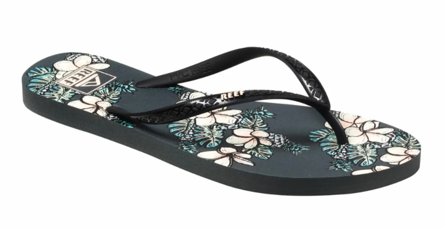 Reef Women REEF SEASIDE PRINTS BLACK PLUMERIA sold by Reef