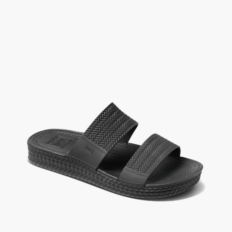 Reef Women WATER VISTA SLIDE BLACK sold by Reef