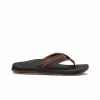 Reef Men LTHR ORTHO COAST BLACK/BROWN sold by Reef