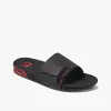 Reef Men FANNING SLIDE BLACK/RED sold by Reef